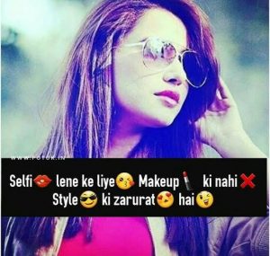 girls attitude quotes in hindi girl wearing colourful sunglasses