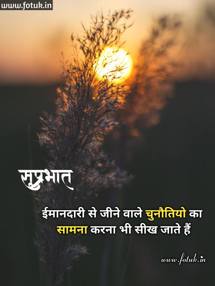 nice good morning quotes in hindi